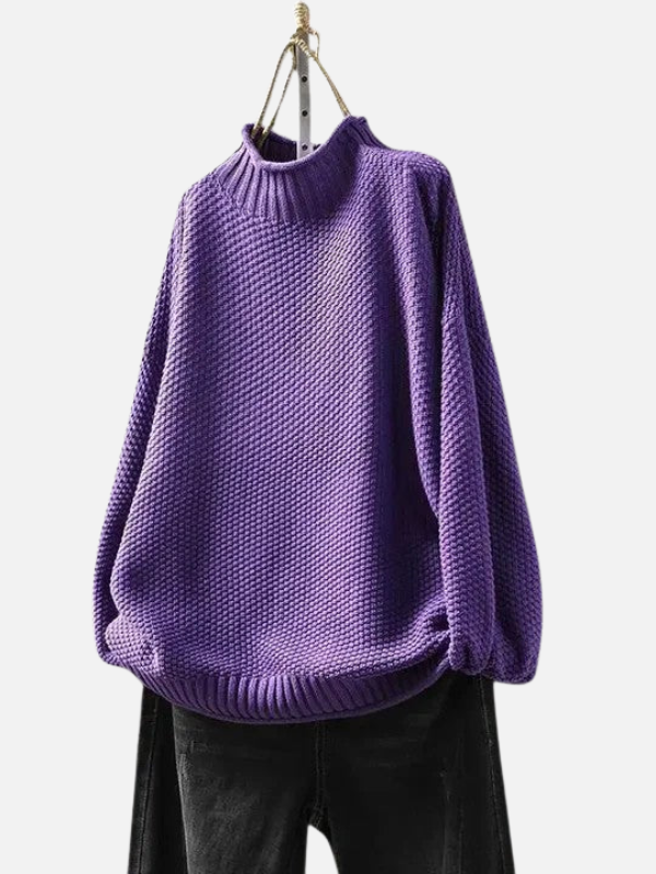 Karen | Roll Neck Jumper in Soft Chunky Knit