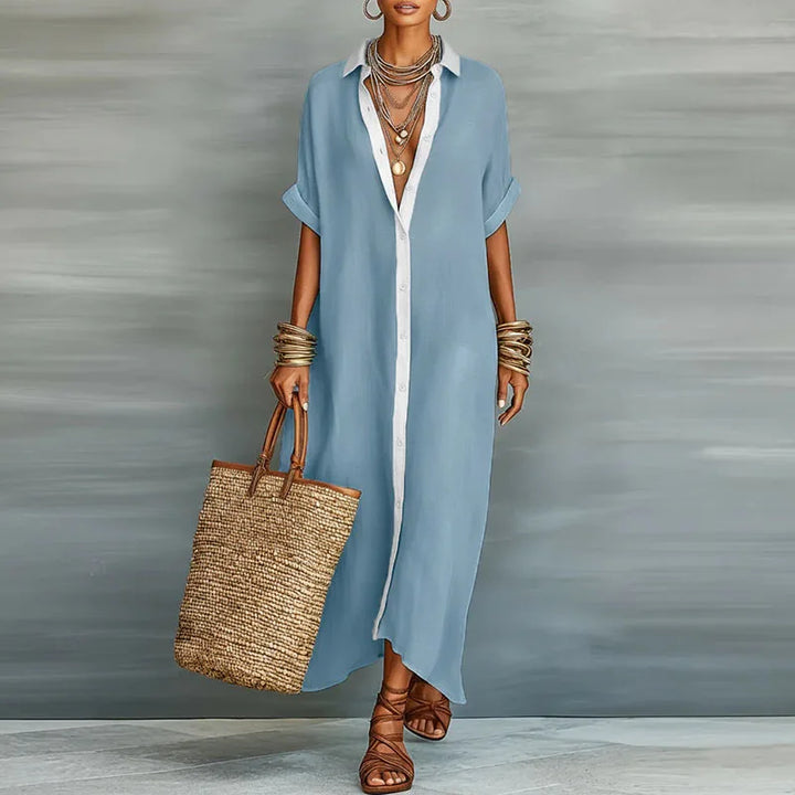 Anastasa™ | Long Shirt Dress