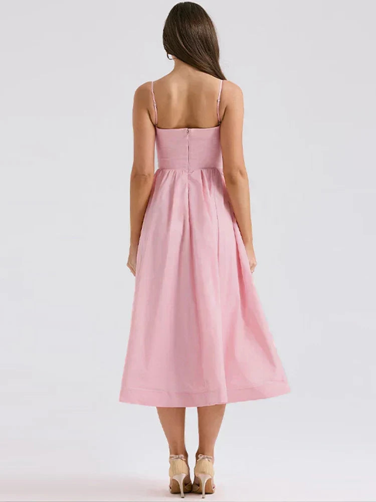 Jovie - Midi Dress with Straps