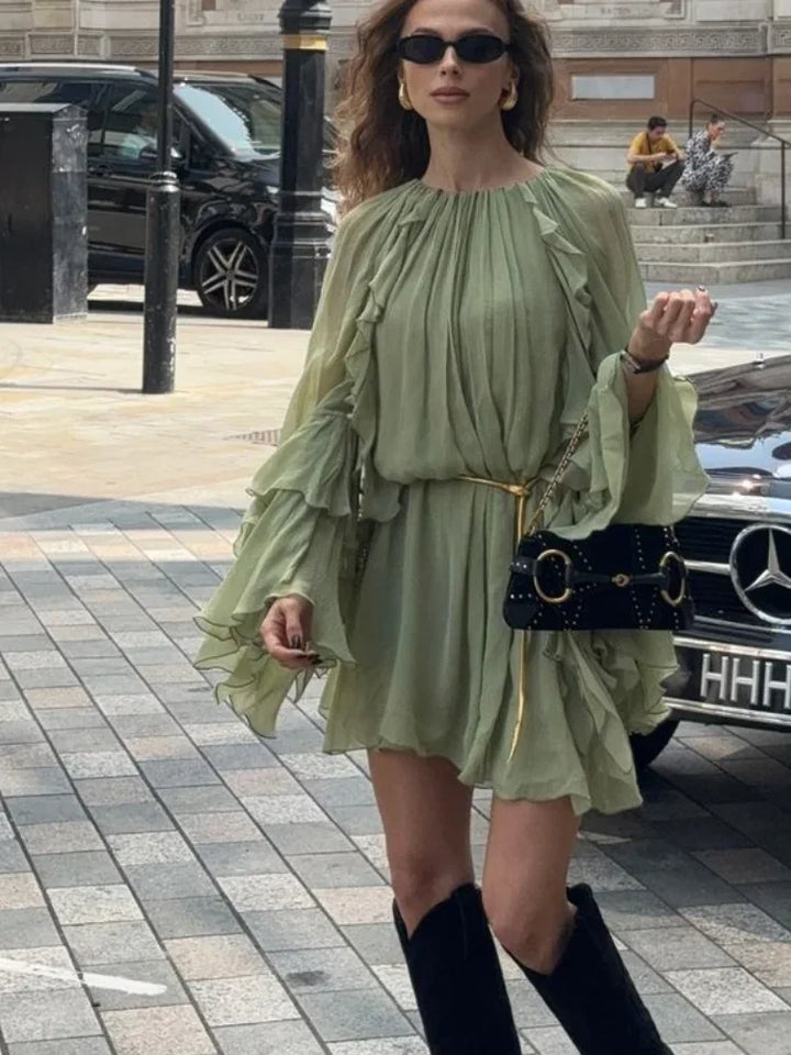 Kim - Dreamily Flowing Mini Dress