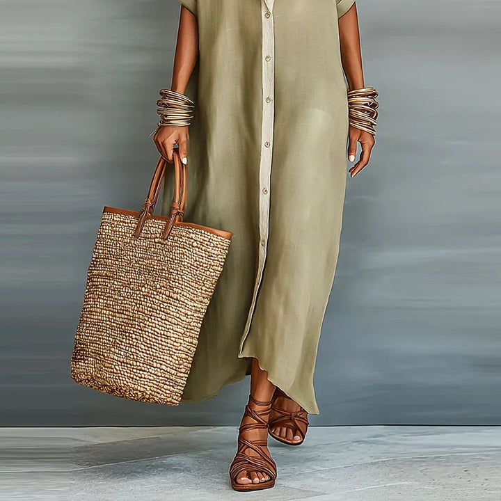 Anastasa™ | Long Shirt Dress
