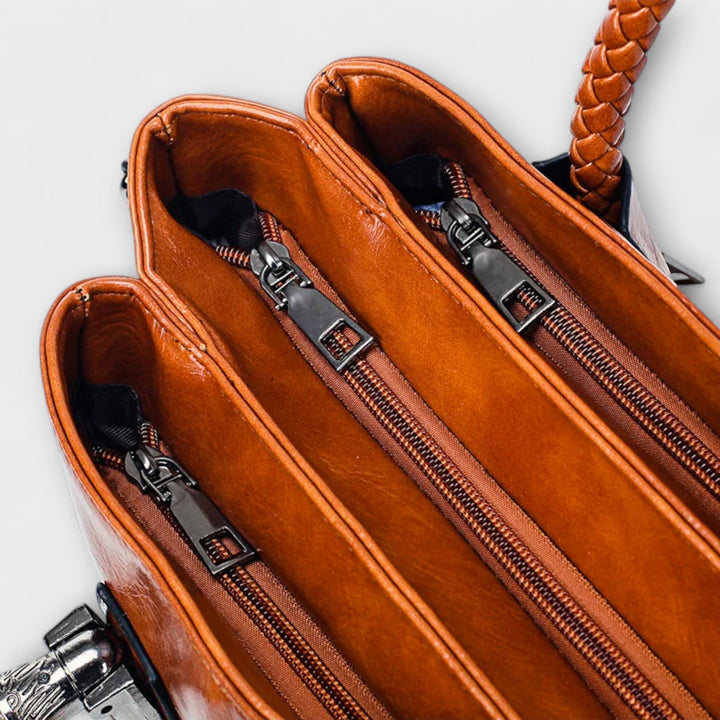 Lyrielle - Elegant Leather Duffle Bag