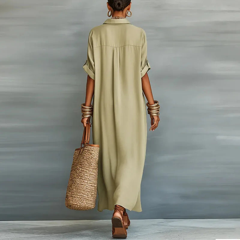 Anastasa™ | Long Shirt Dress
