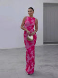 Alora - Elegant Floral Maxi Dress