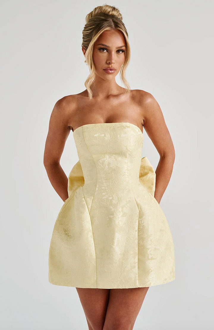 Avy - Stunning Mini Dress with Bow