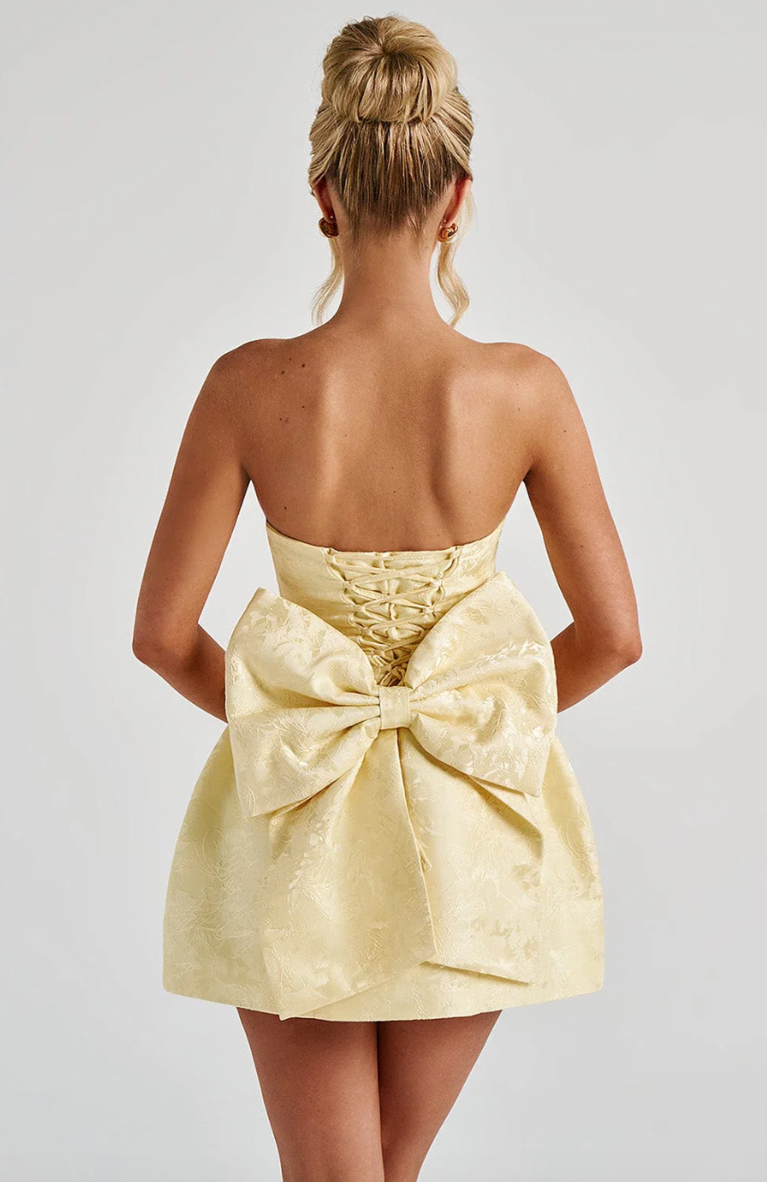 Avy - Stunning Mini Dress with Bow