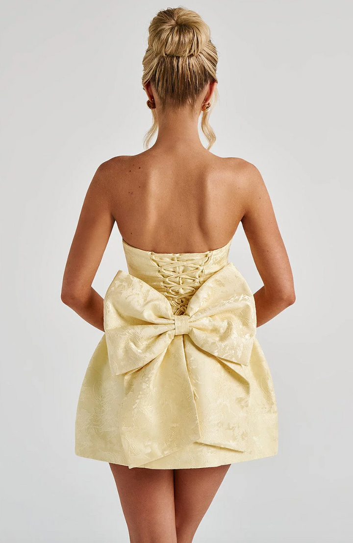 Avy - Stunning Mini Dress with Bow