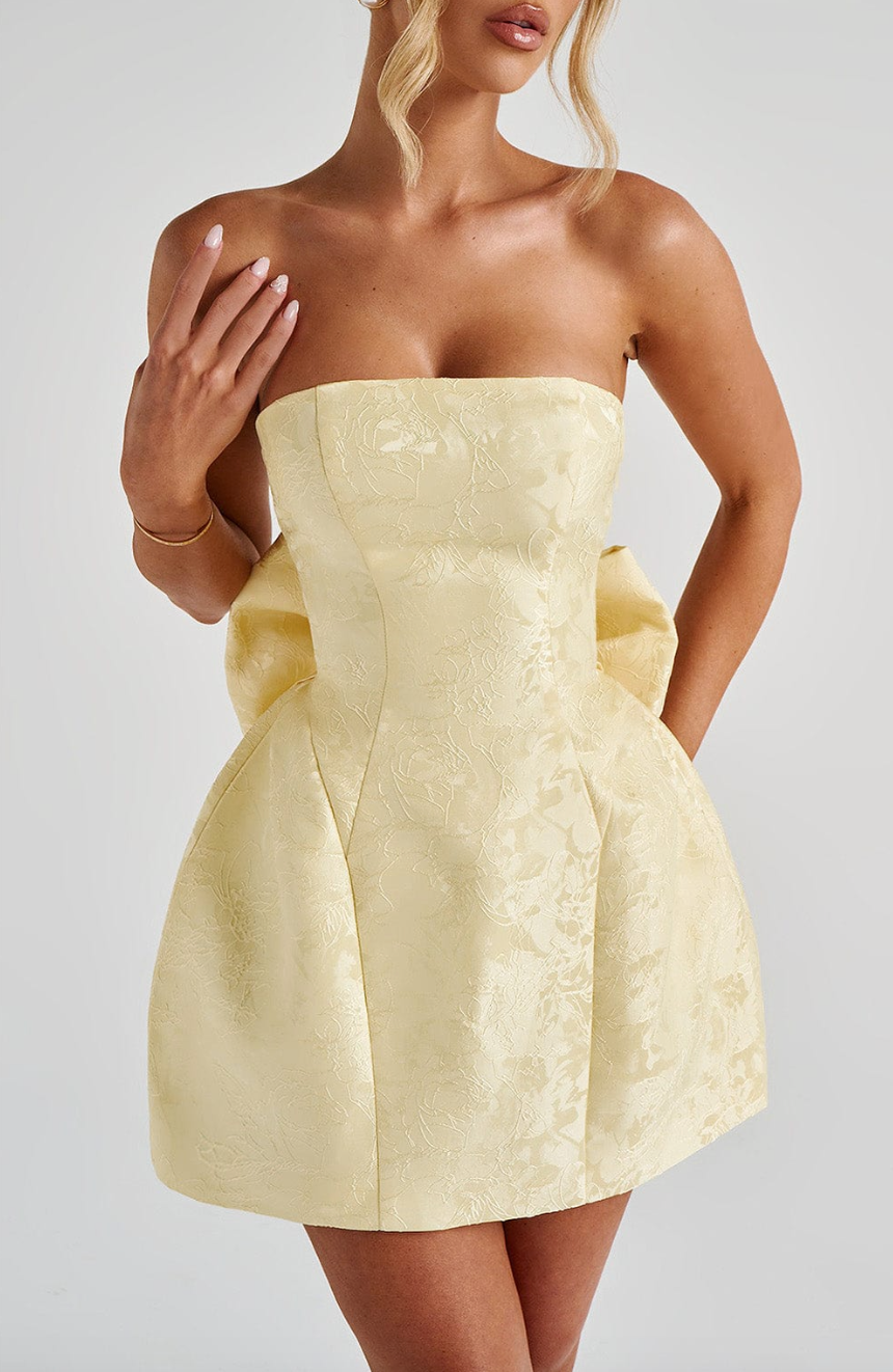 Avy - Stunning Mini Dress with Bow