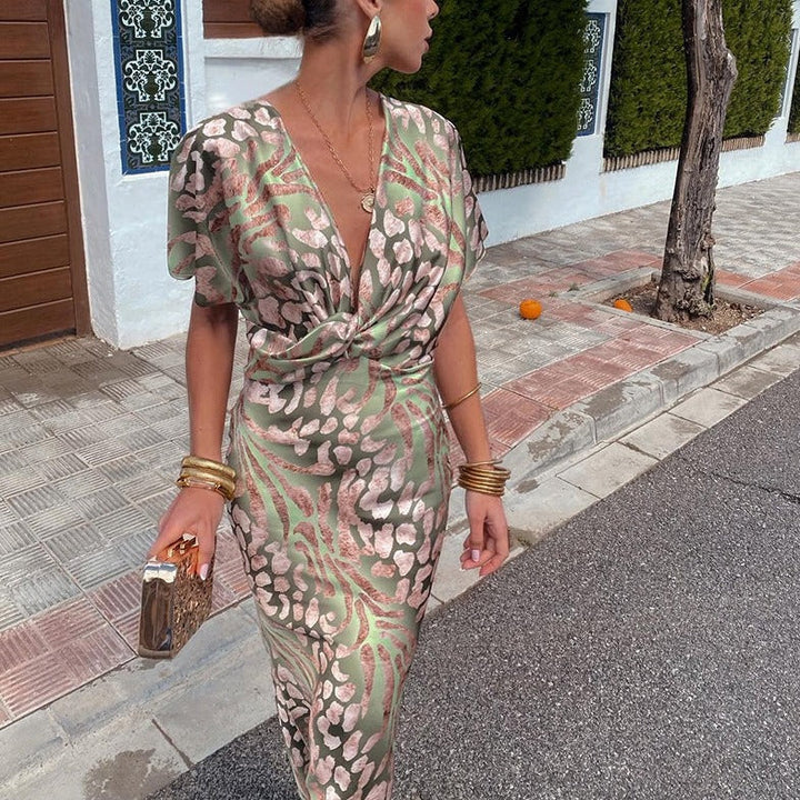 Ariella - Elegant Silk Maxi Dress