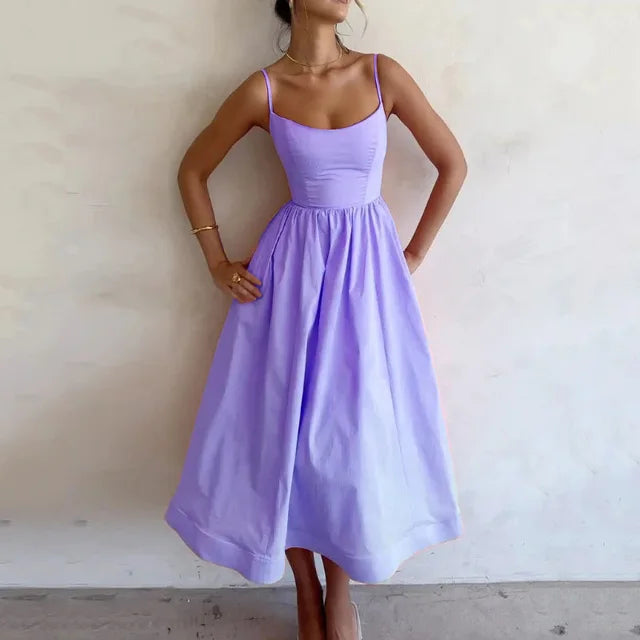 Jovie - Midi Dress with Straps