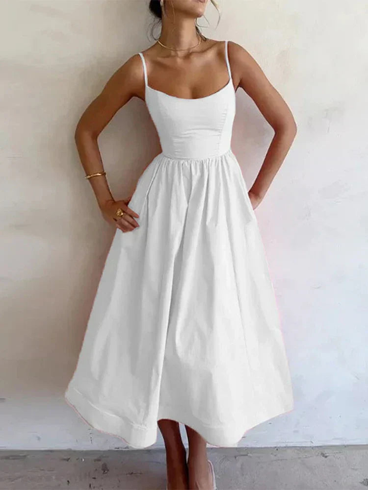Jovie - Midi Dress with Straps