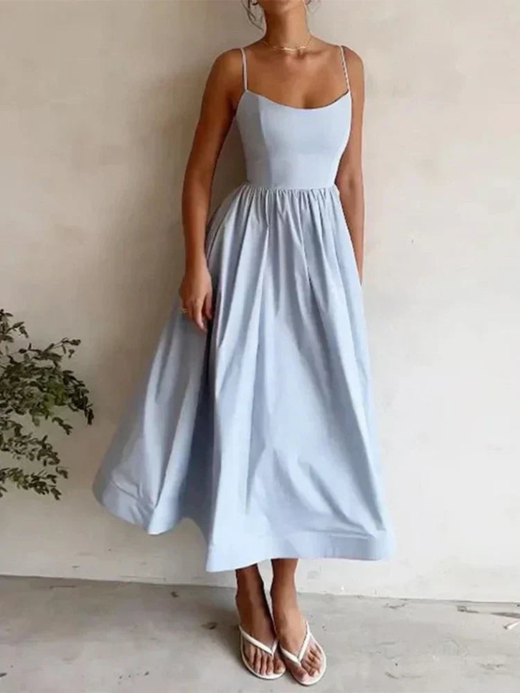 Jovie - Midi Dress with Straps