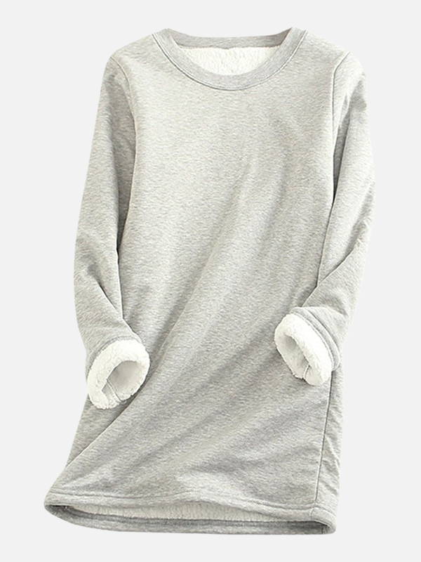 Kirsten | Sherpa-Fleece Sweatshirt in Soft Fleece