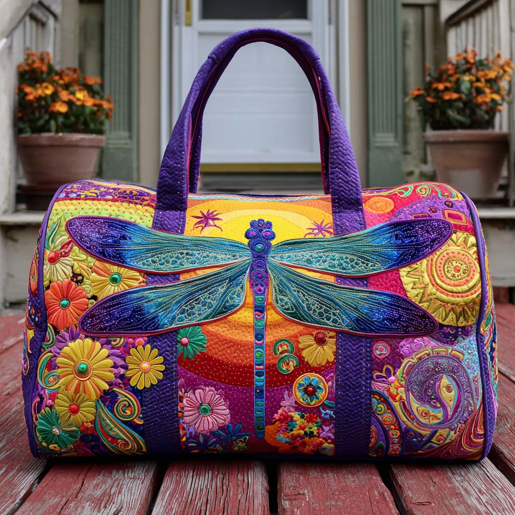 Quilted Travel Bag - Delicate Sky