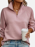 Marianne | Structured Half-Zip Jumper with Collar