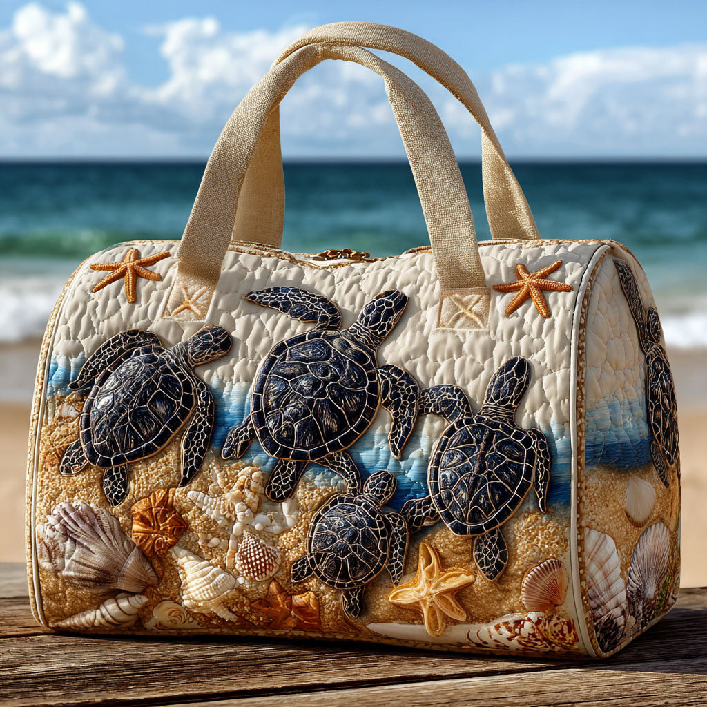 Quilted Travel Bag - Little Paw Prints