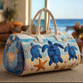 Quilted Travel Bag - Sea Turtle
