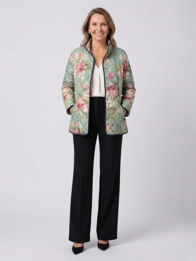 Valcor | Quilted Jacket Old Roses Light