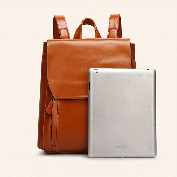 Hannelore – Vintage Rucksack-Handbag with Quilted Pattern