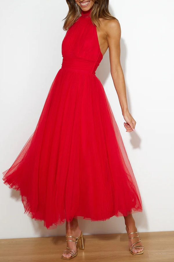 Phoebe - Midi Dress with Long Skirt