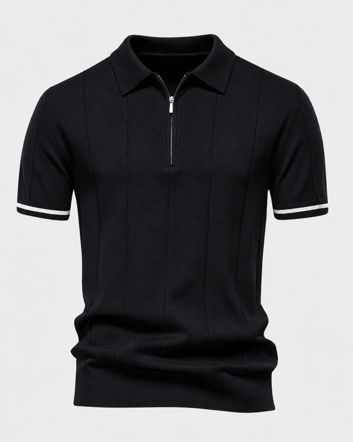 Clark | Zip Polo Shirt
