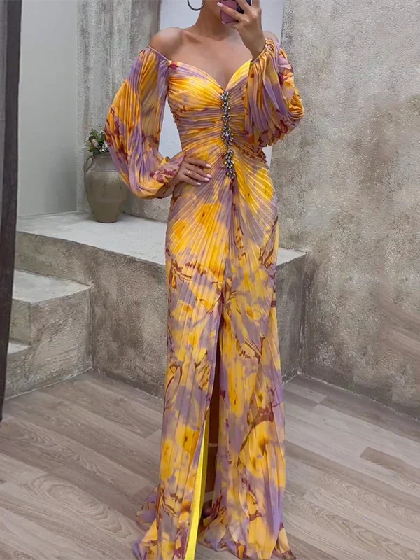 Gisselle - V-Neck Maxi Dress