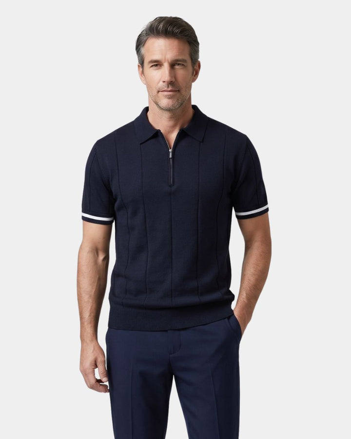 Clark | Zip Polo Shirt