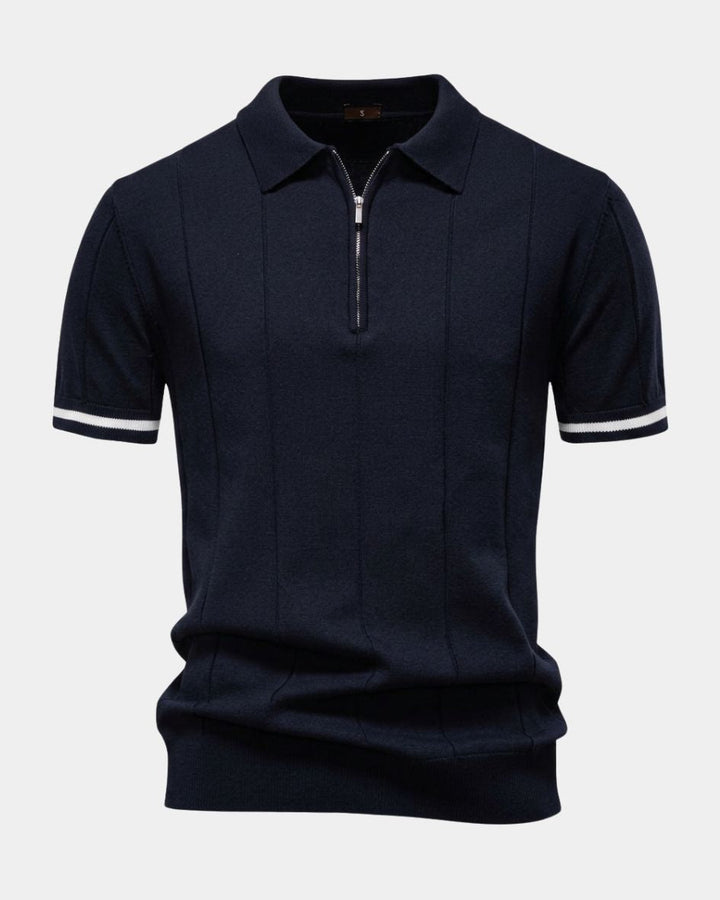 Clark | Zip Polo Shirt