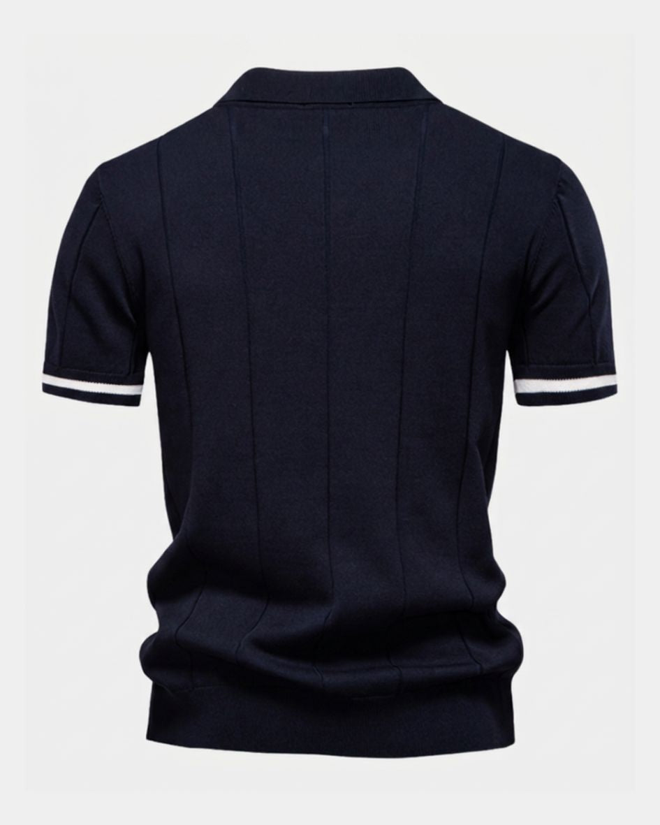 Clark | Zip Polo Shirt