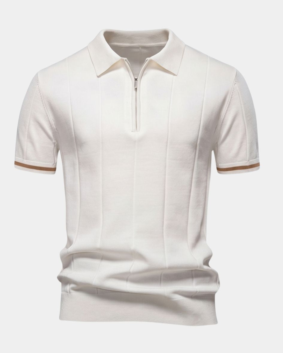 Clark | Zip Polo Shirt