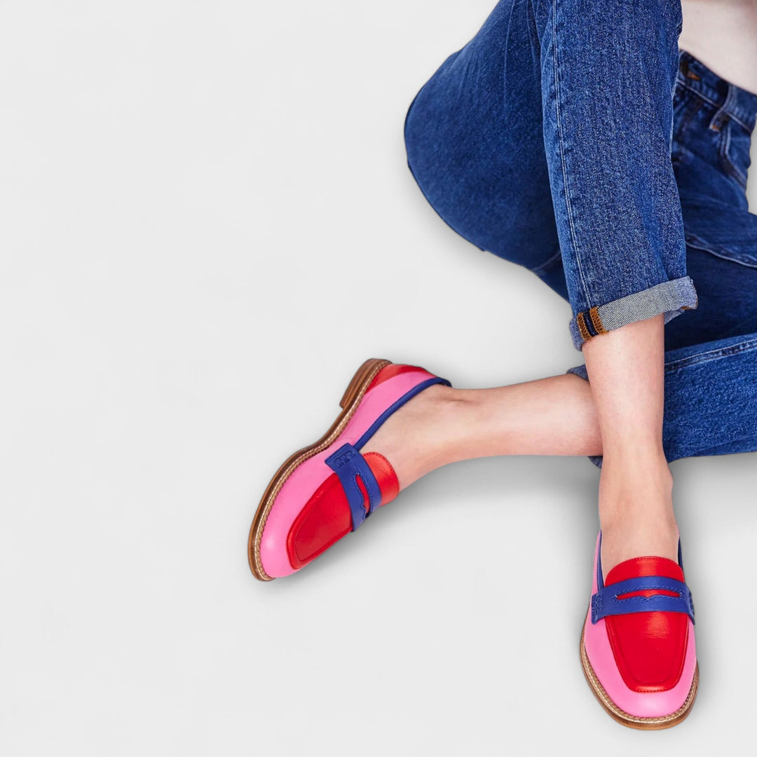 Vivian - Colourful Patchwork Slippers