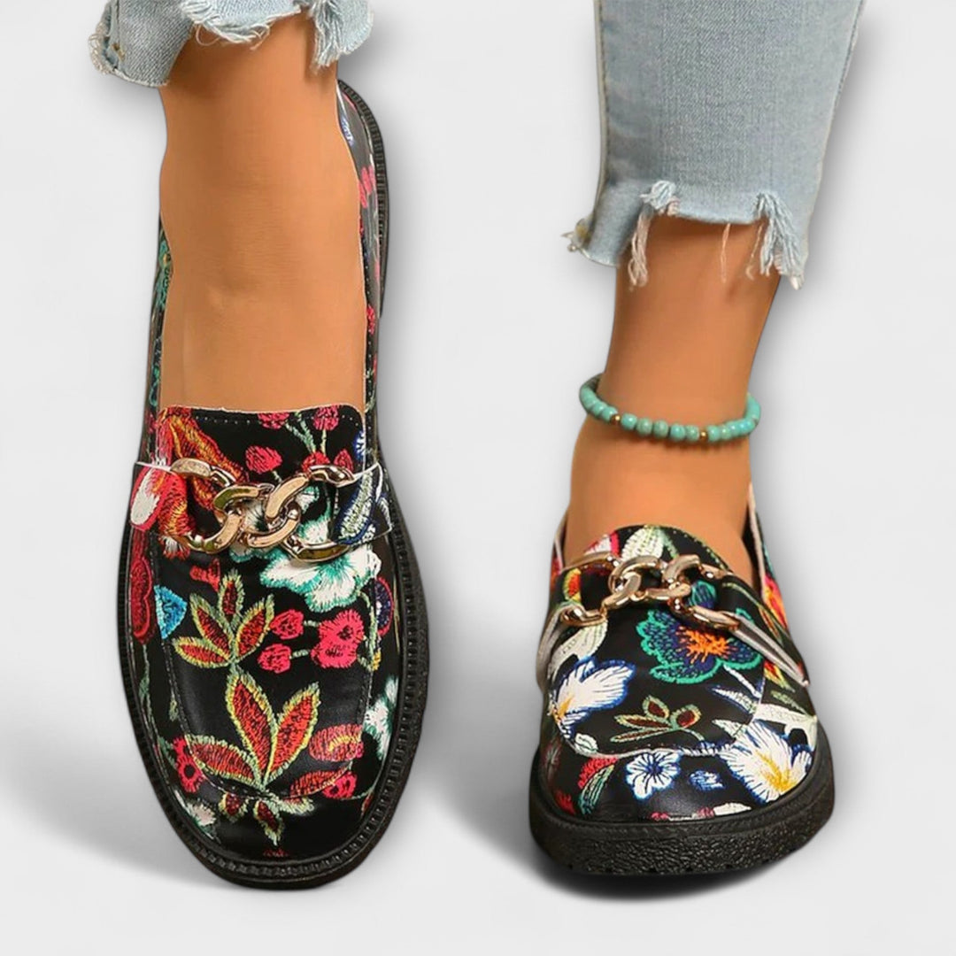Camille - Eye-catching Multicolour Slippers