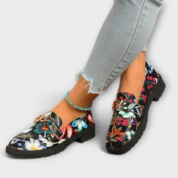 Camille - Eye-catching Multicolour Slippers