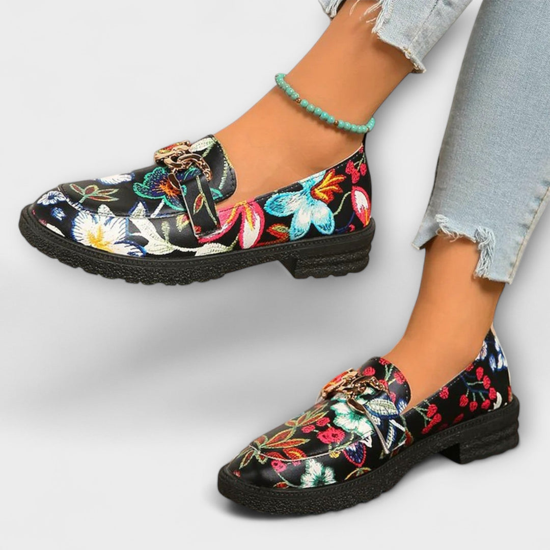 Camille - Eye-catching Multicolour Slippers