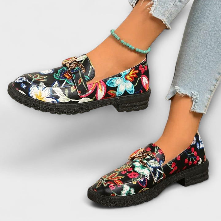 Camille - Eye-catching Multicolour Slippers