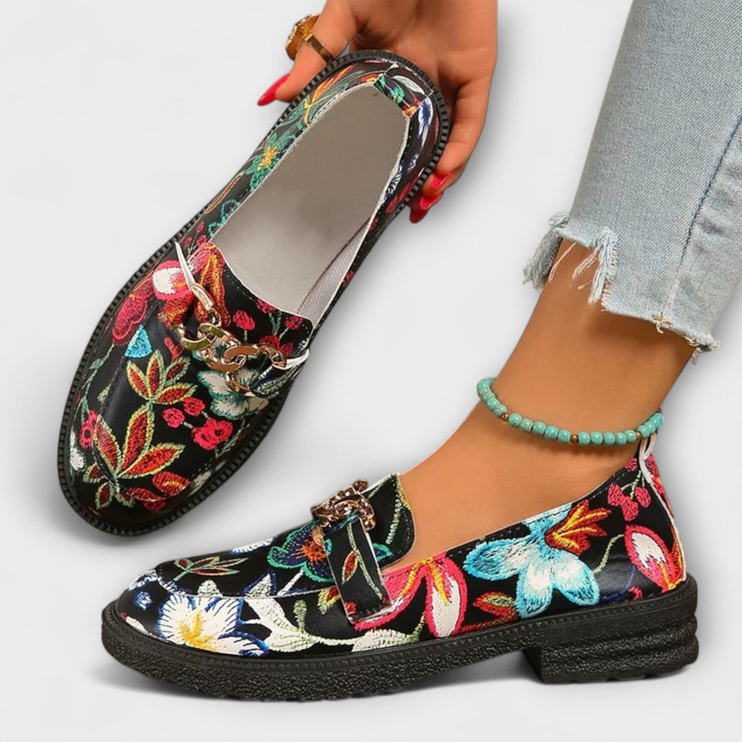 Camille - Eye-catching Multicolour Slippers