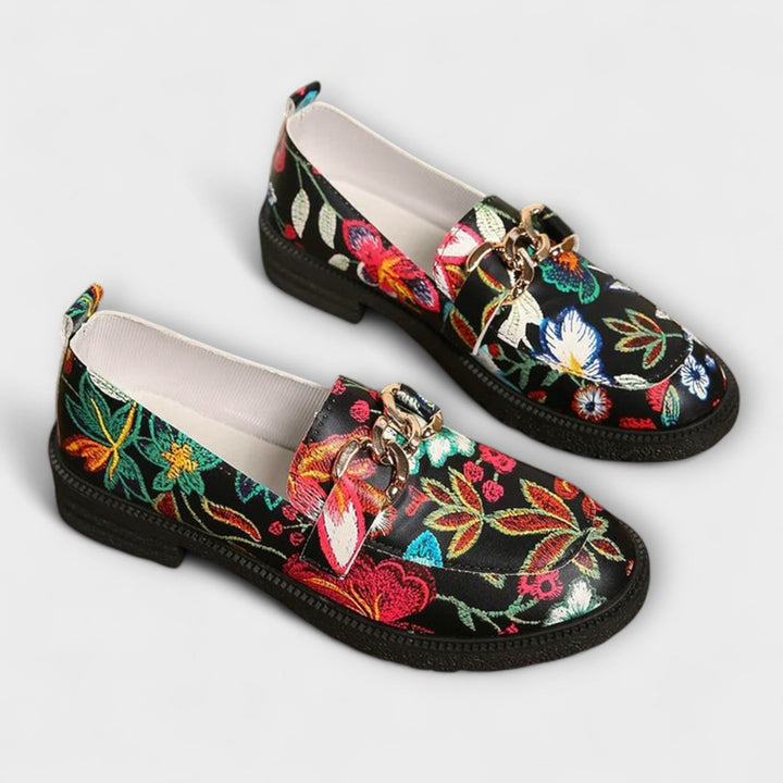 Camille - Eye-catching Multicolour Slippers