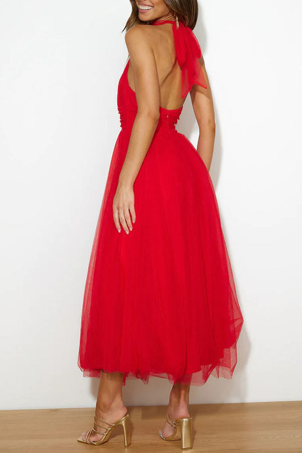 Phoebe - Midi Dress with Long Skirt