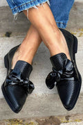 Orla™ - Black Ballerinas with Bow