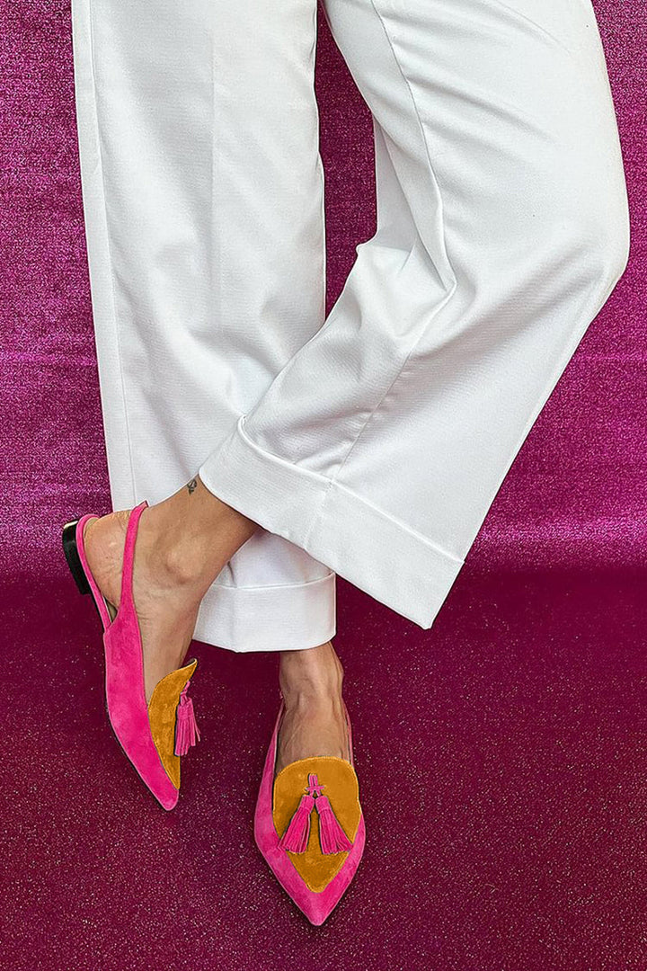 Iliana™ - Colourful Fringed Ballet Flats