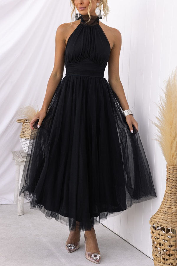 Phoebe - Midi Dress with Long Skirt