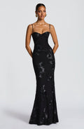 Bodycon Maxi Dress with Lace