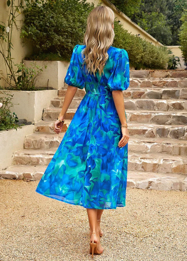 Innova - V-Neck Midi Dress