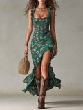 Mika | Boho Retro Maxi Dress