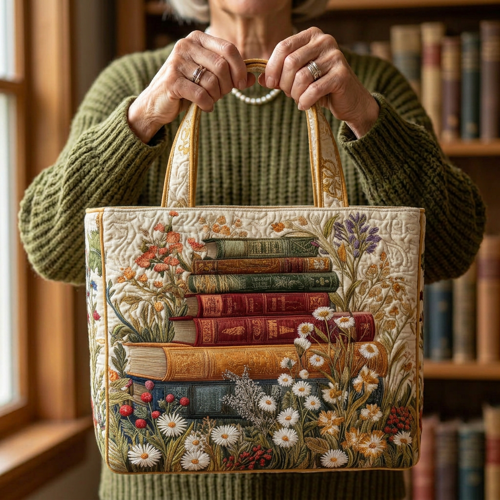 Handcrafted Bag with Floral Pattern