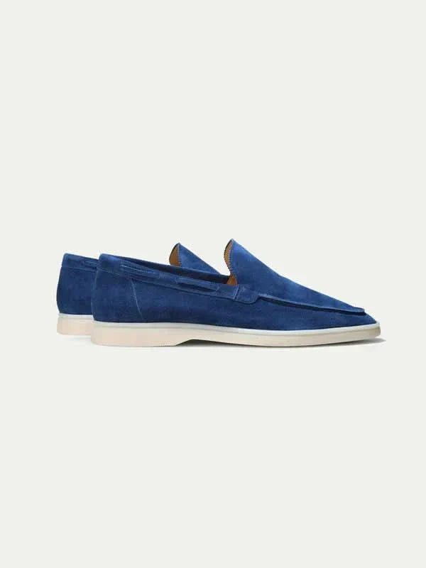 Classic Suede Loafer Berry Blue