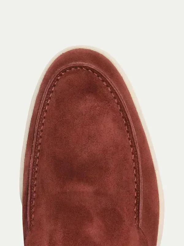 Classic Suede Loafer Bordeaux
