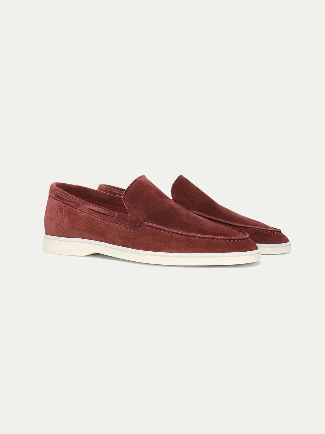 Classic Suede Loafer Bordeaux