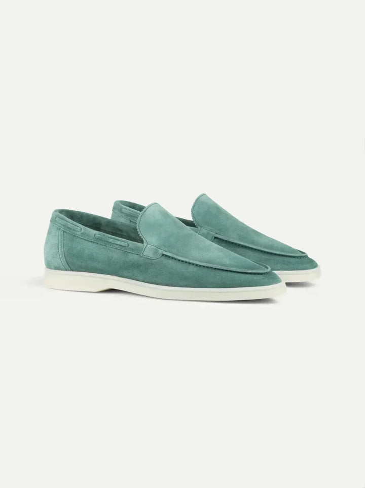 Classic Suede Loafer Apple Blue