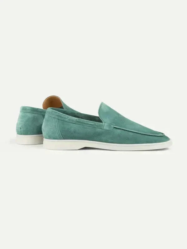 Classic Suede Loafer Apple Blue